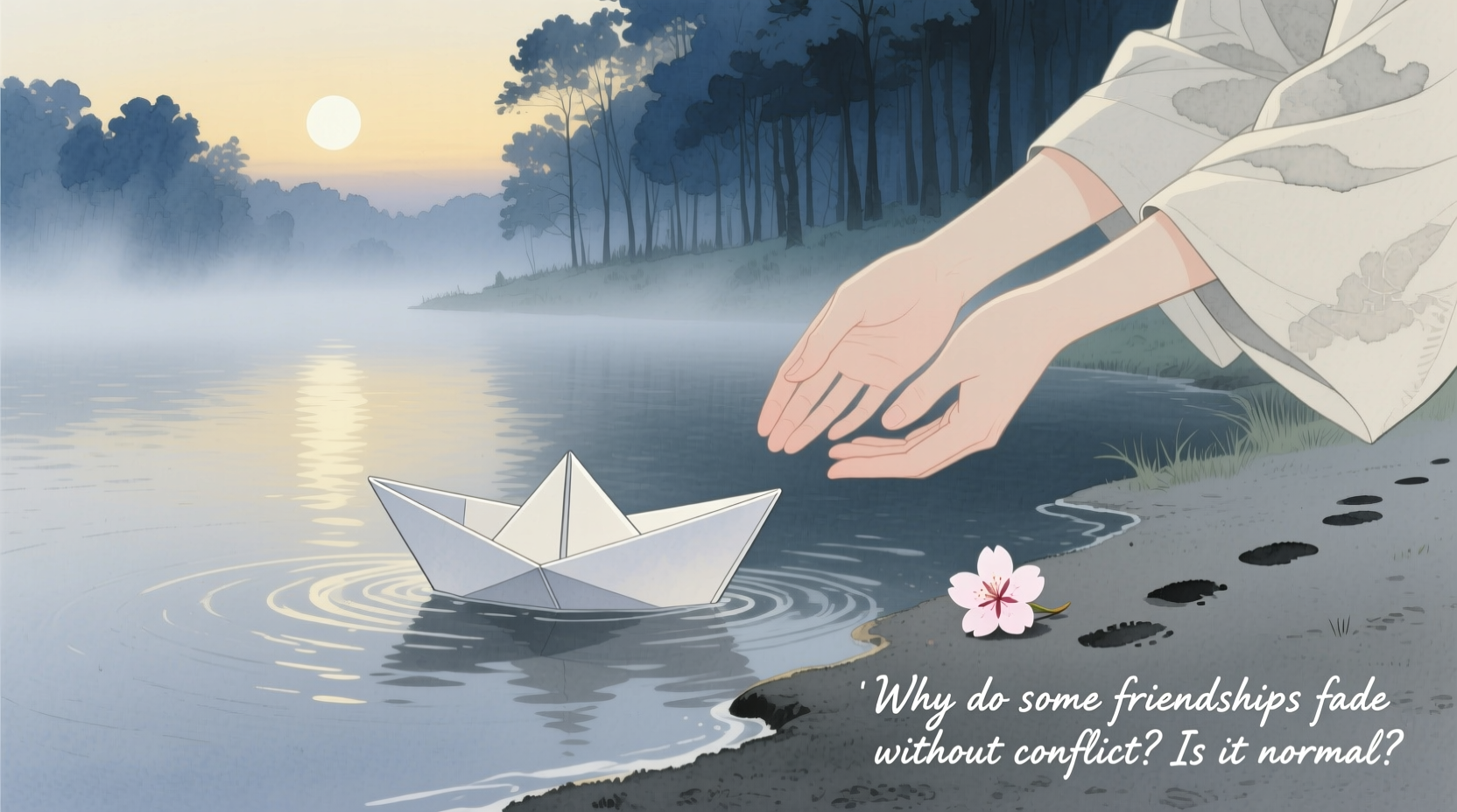 why do some friendships fade without conflict and is it normal