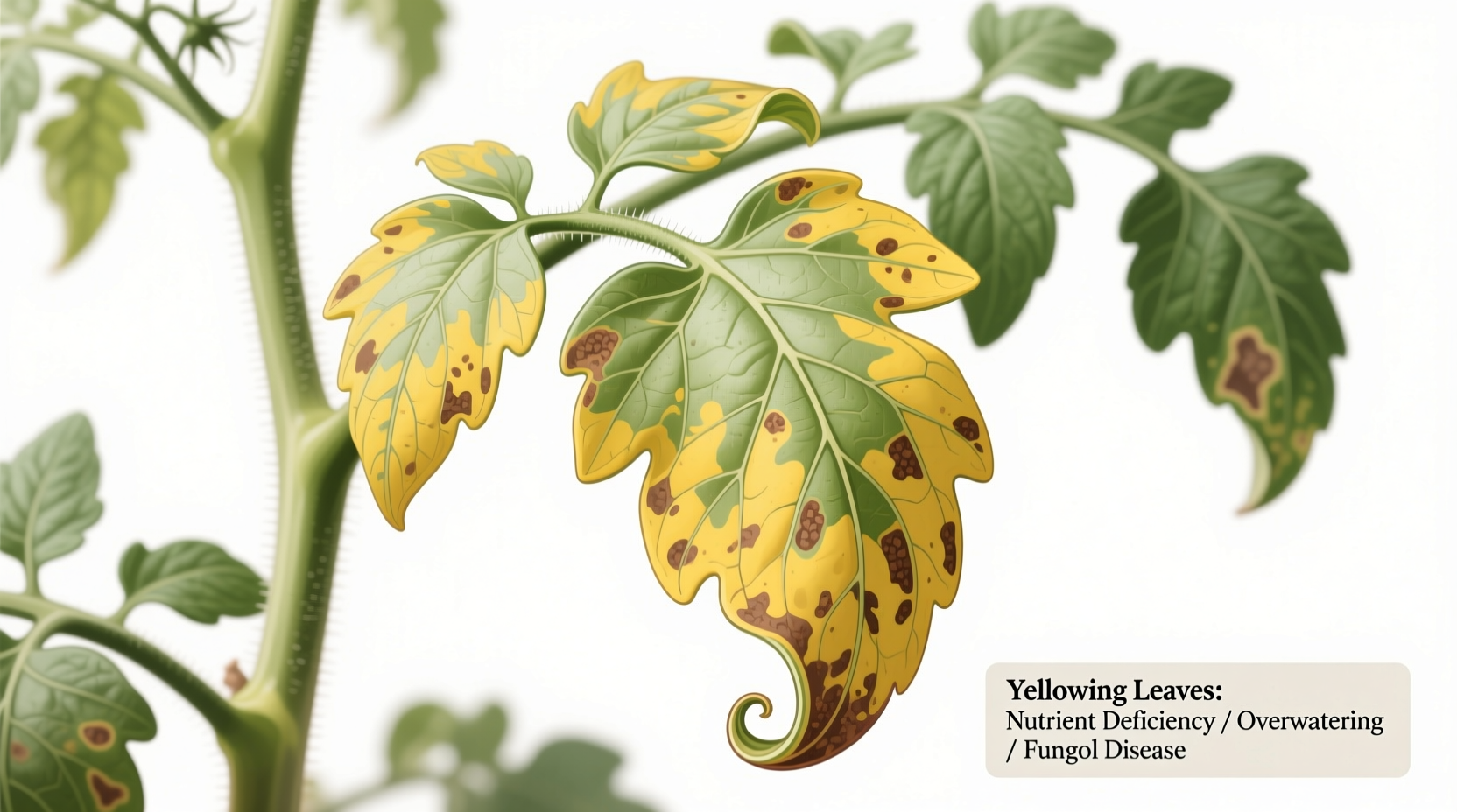 Why Tomato Leaves Turn Yellow: Causes & Solutions