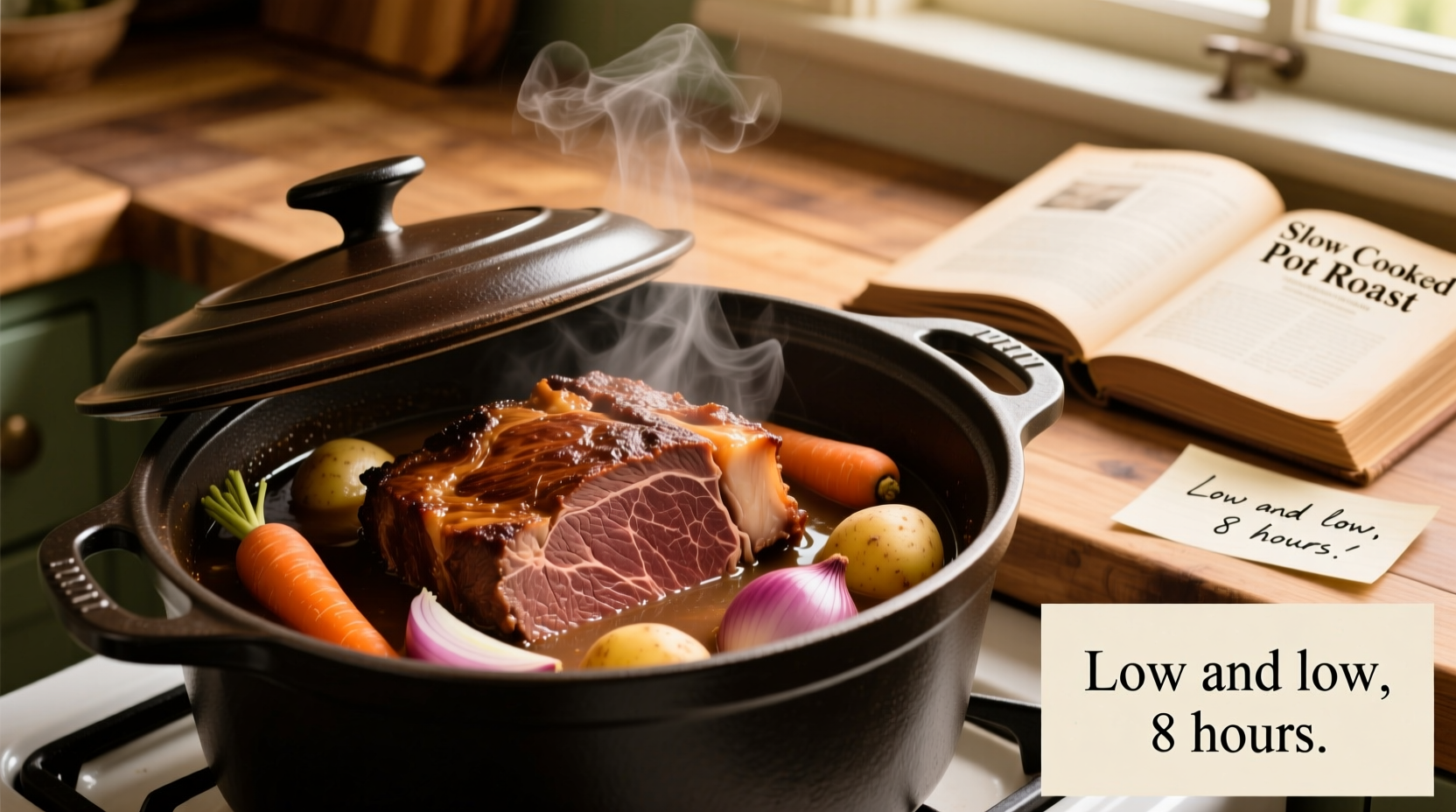how long to slow cook pot roast