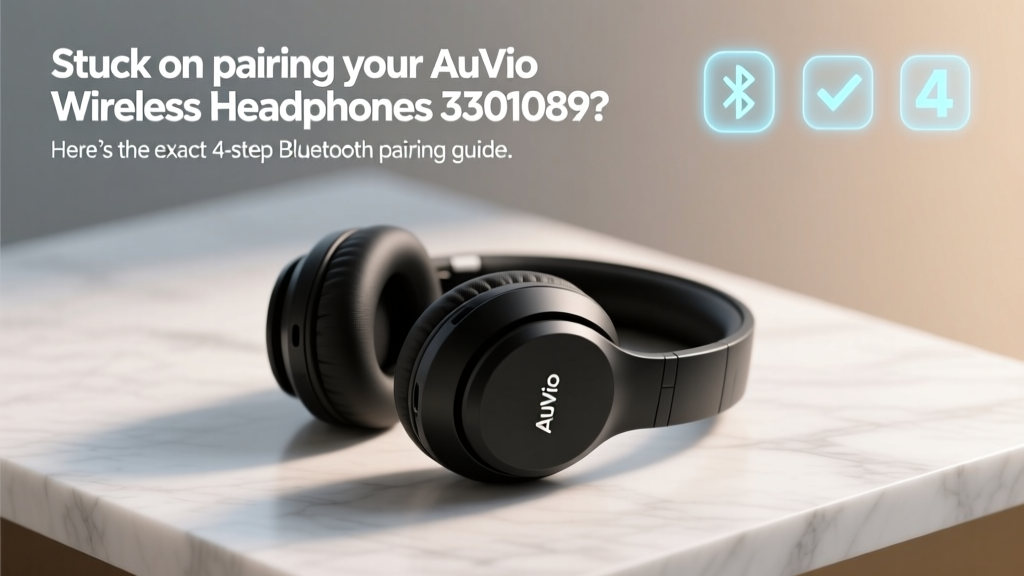 AuVio Wireless Headphones 3301089 Pairing: 4-Step Fix (2026)