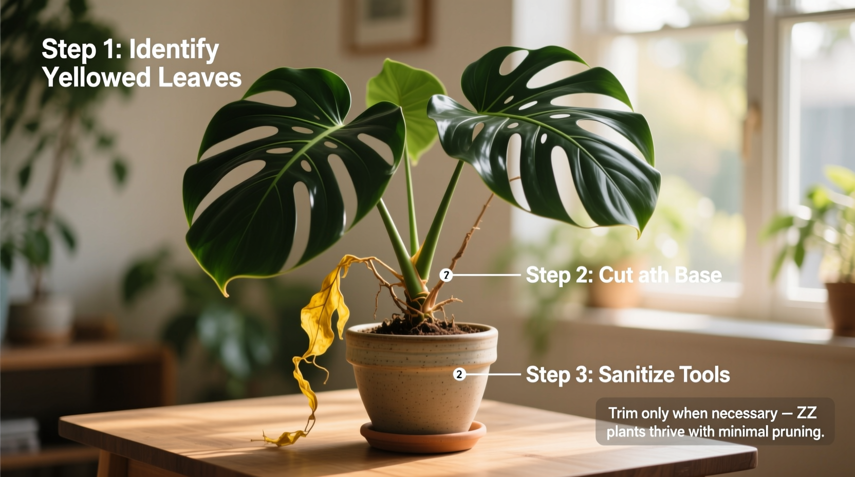 ZZ Plant Trimming Guide | TheHomeSprouts