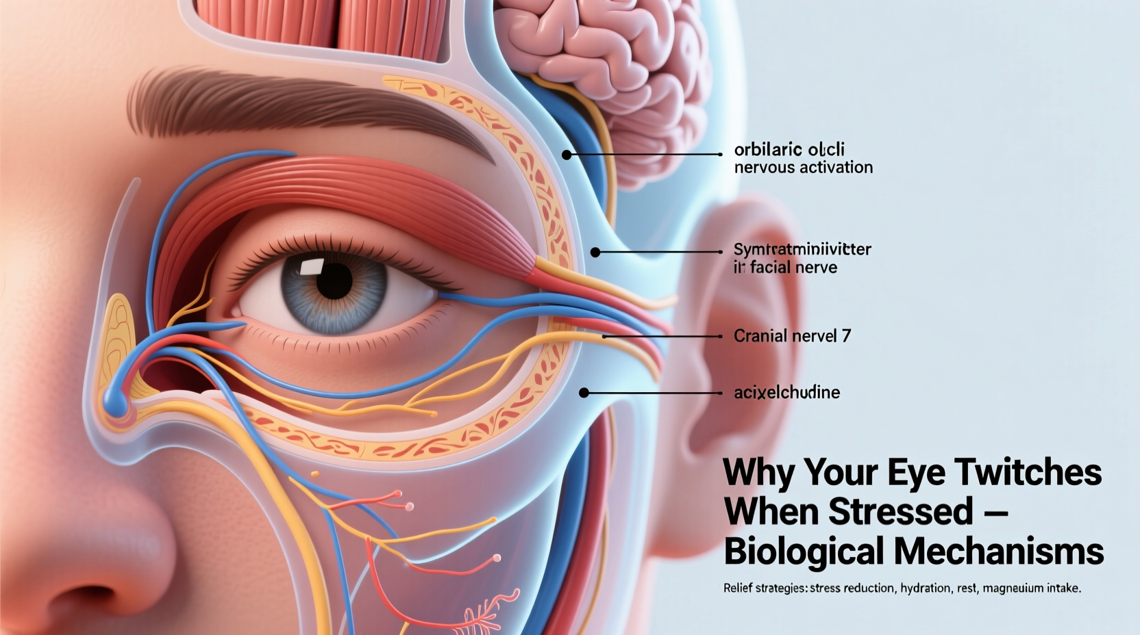 why does my eye twitch when i am stressed biological reasons and relief
