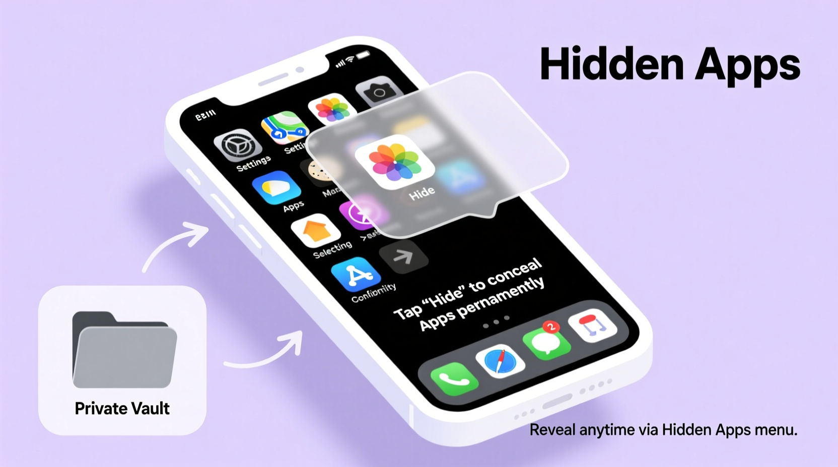 how to hide apps on your phone without uninstalling them