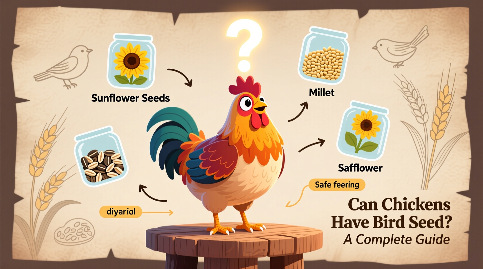 Can Chickens Have Bird Seed: A Complete Guide