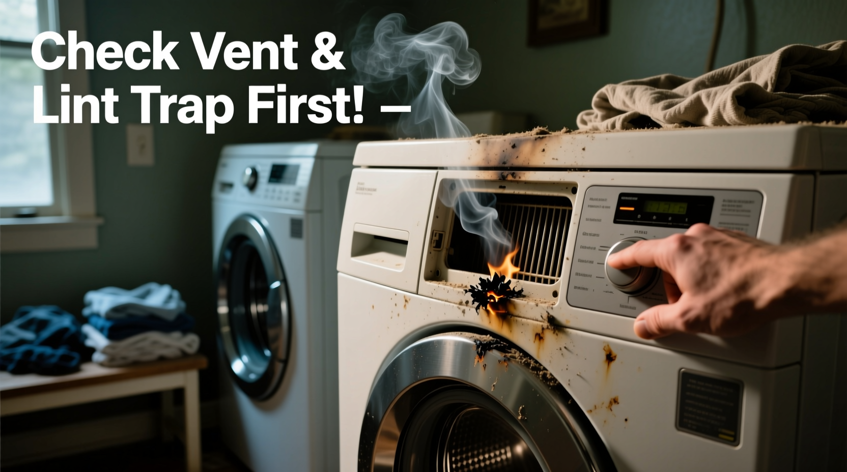 why does my dryer smell like burning simple checks before calling a pro