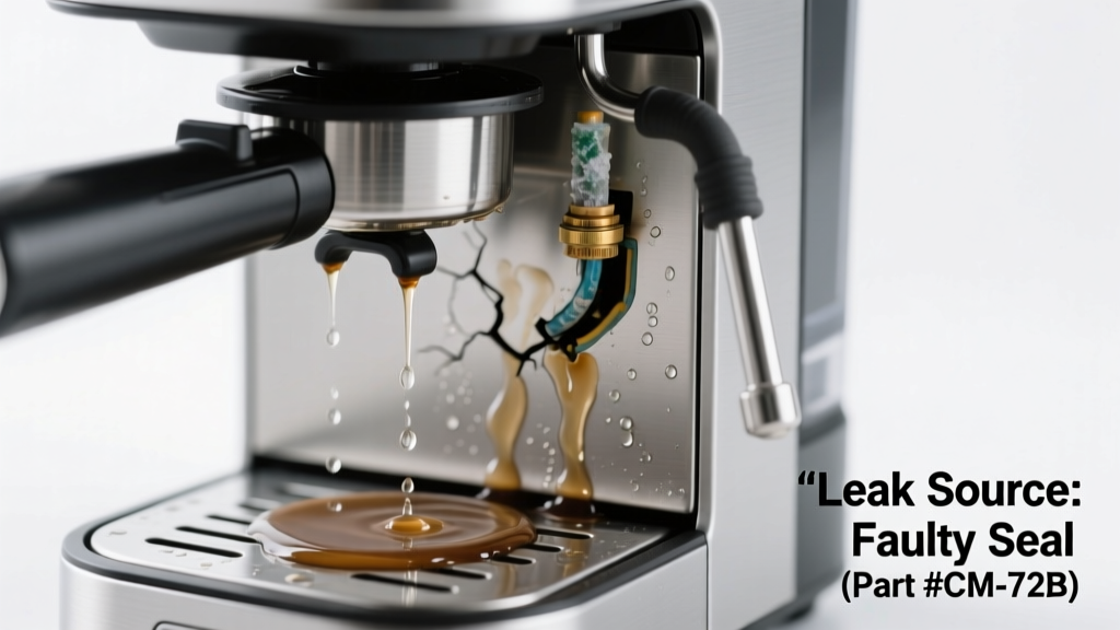 Coffee Maker Not Brewing & Leaking Water: Quick Diagnosis