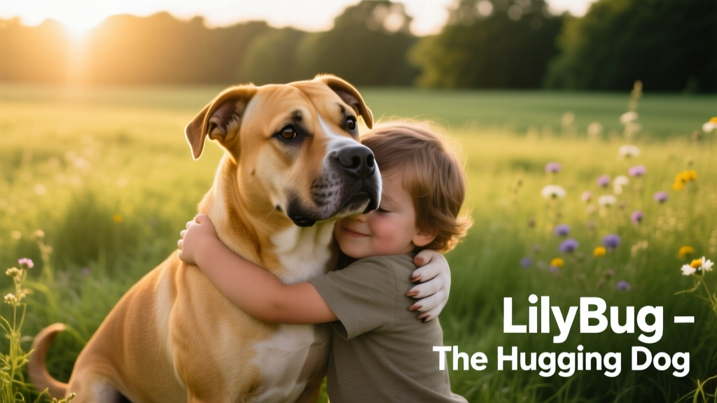 Lilybug the Hugging Dog is Helping the World See a Softer Side of Pit Bulls