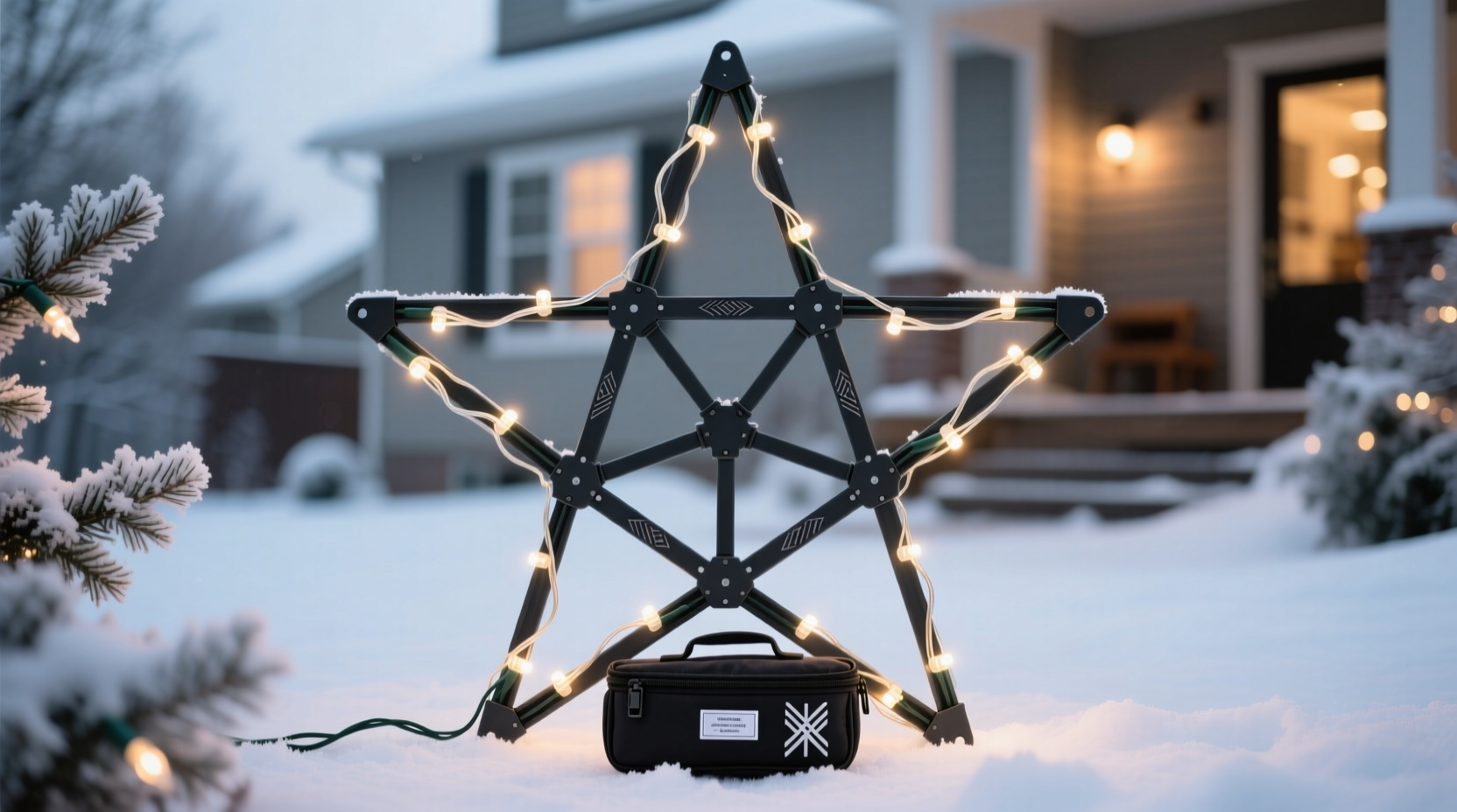 how to build a modular christmas light frame for easy yearly reuse