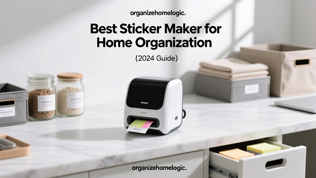 Best Sticker Maker for Home Organization (2024 Guide)