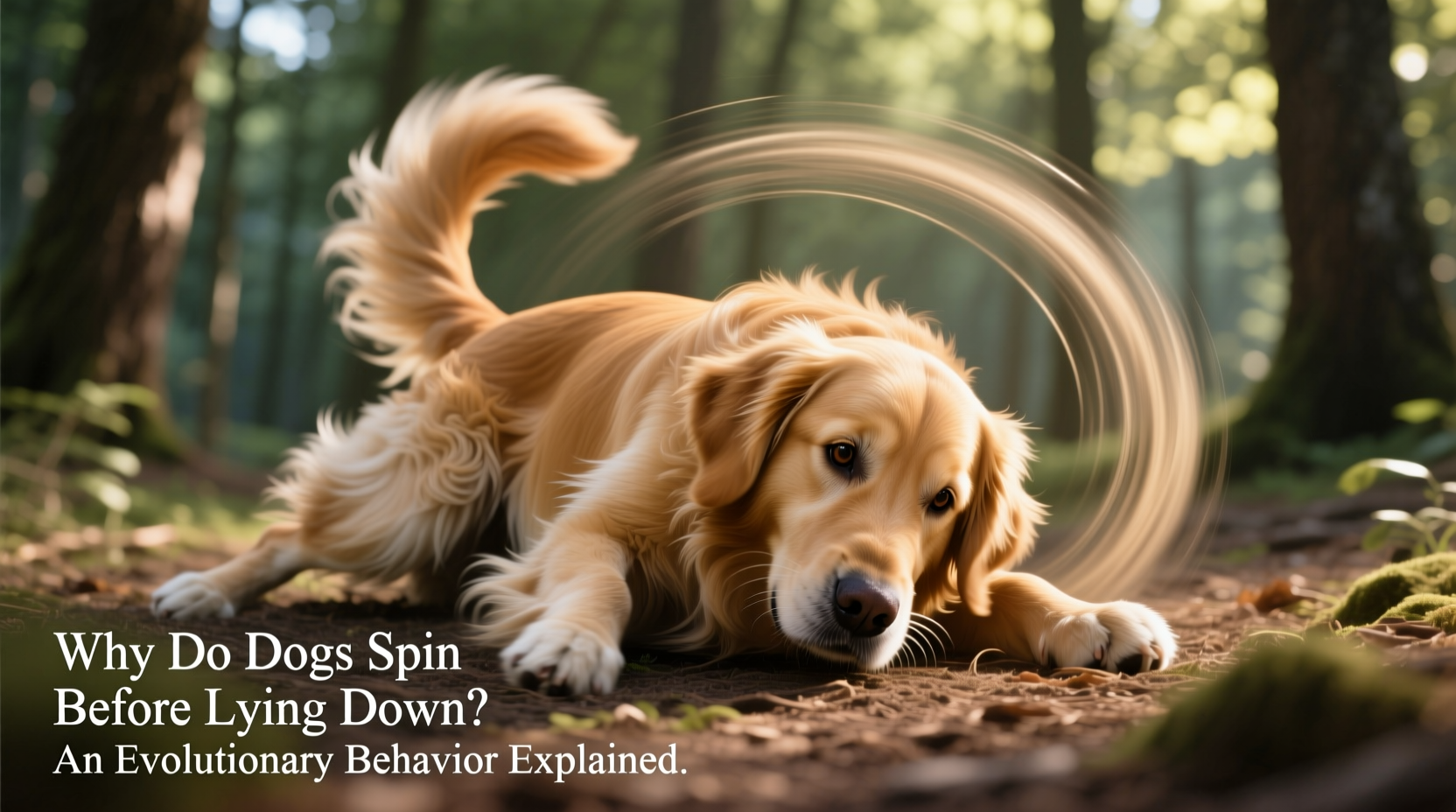 why does my dog spin in circles before lying down evolutionary habit or ocd