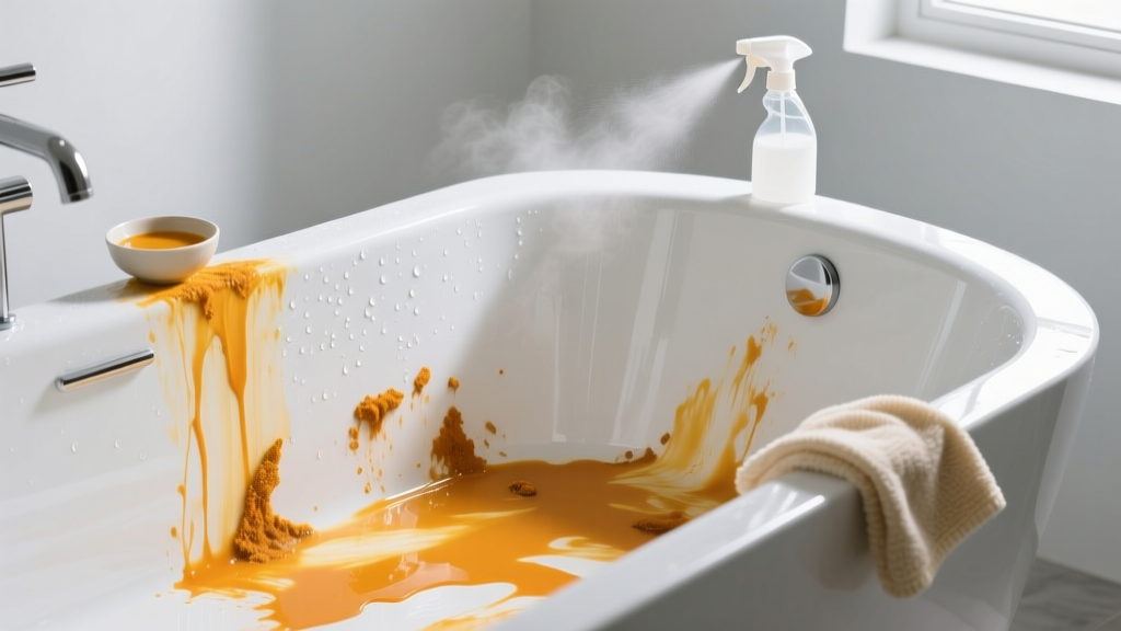 Best Proven Method: How to Get Turmeric Out of Bathtub