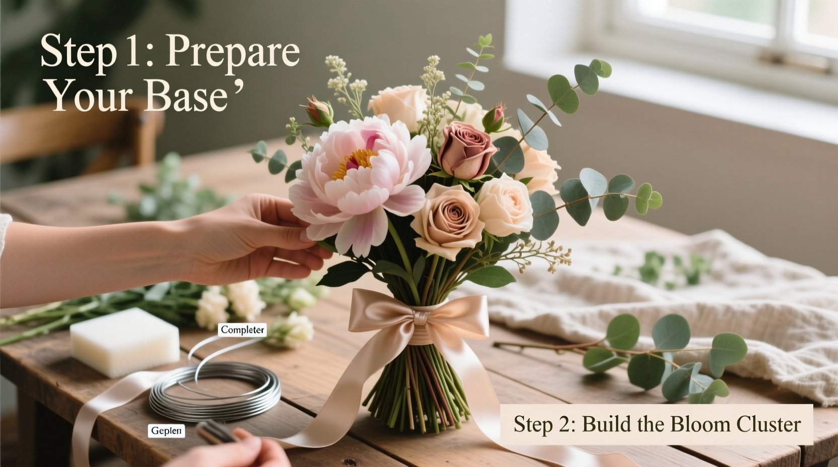 do it yourself wedding bouquets with fake flowers