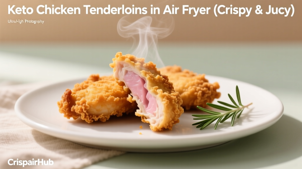 Keto Chicken Tenderloins in Air Fryer (Crispy & Juicy)