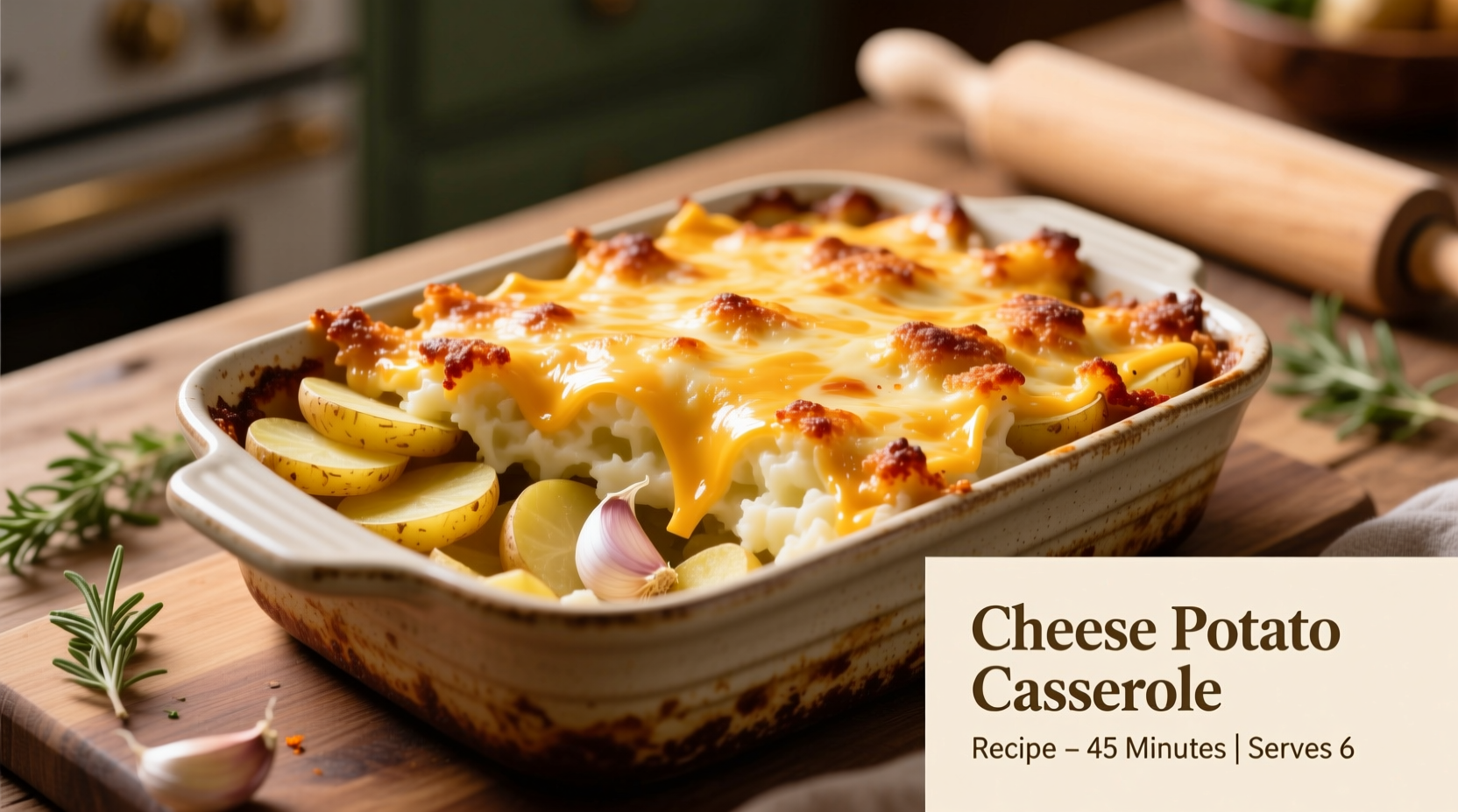Perfect Cheese Potato Casserole Recipe: Creamy & Crispy