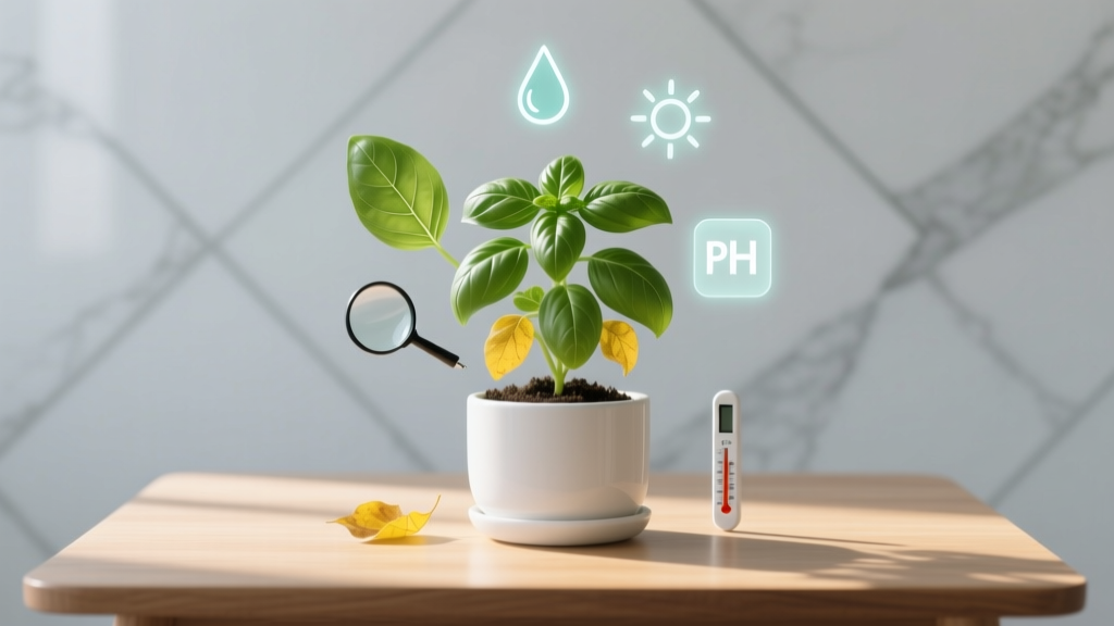 Indoor Basil Yellow Leaves: 7 Science-Backed Fixes