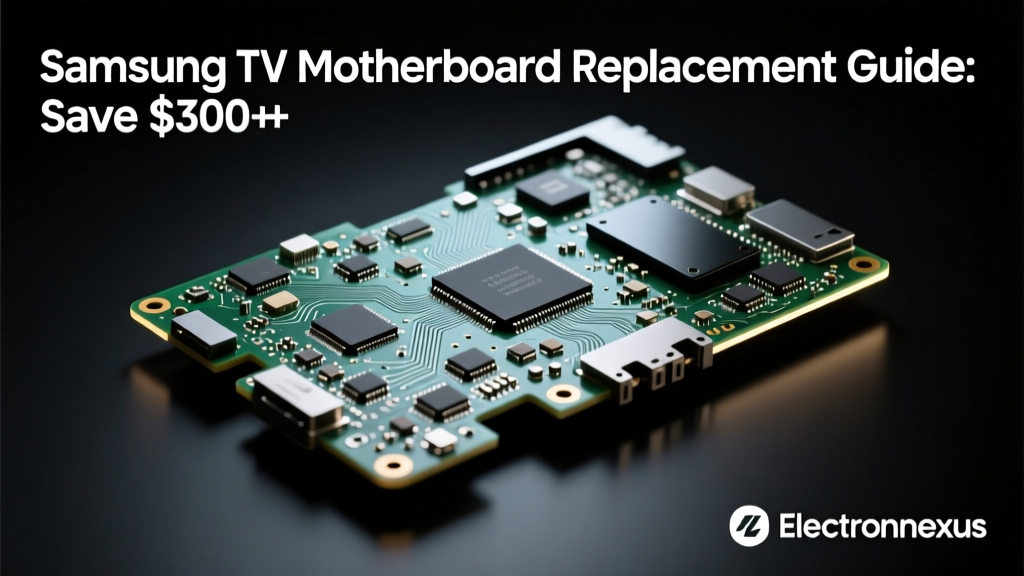 Samsung TV Motherboard Replacement Guide: Save $300+