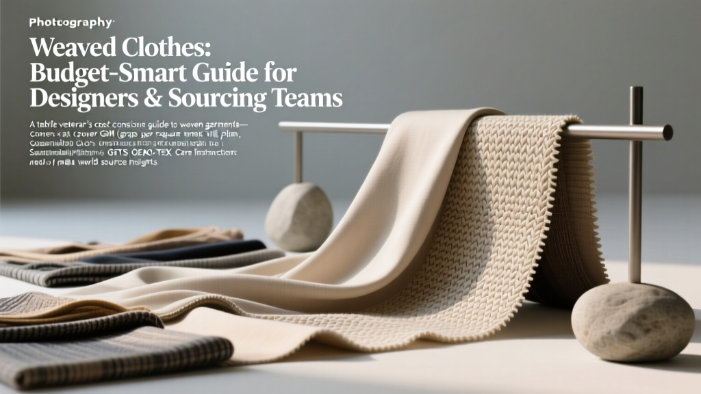 Weaved Clothes: Budget-Smart Guide for Designers & Sourcing Teams
