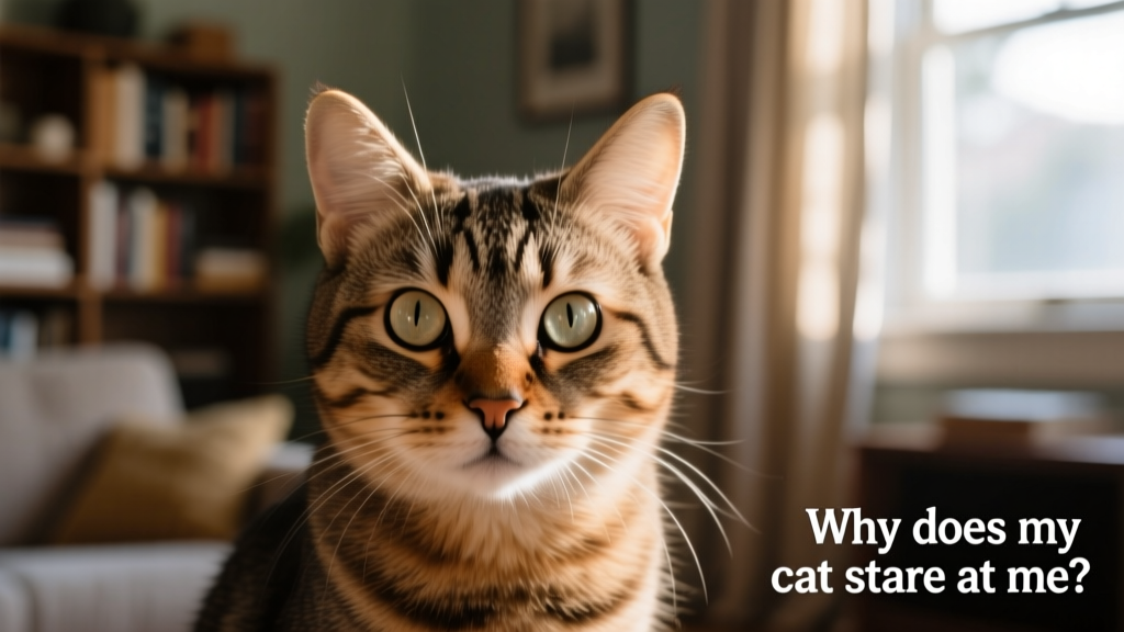 Why Does My Cat Stare at Me?