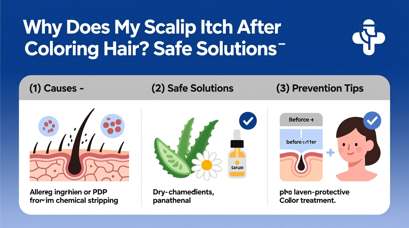 why does my scalp itch after coloring my hair safe solutions