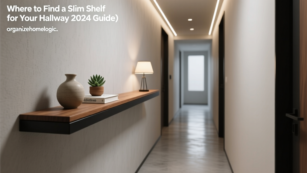 Where to Find a Slim Shelf for Your Hallway (2024 Guide)