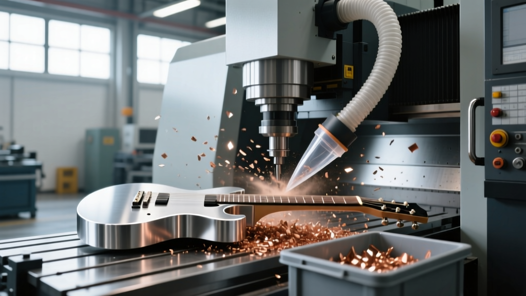 CNC Machine Guitar Making: Dust Collection & Chip Maintenance