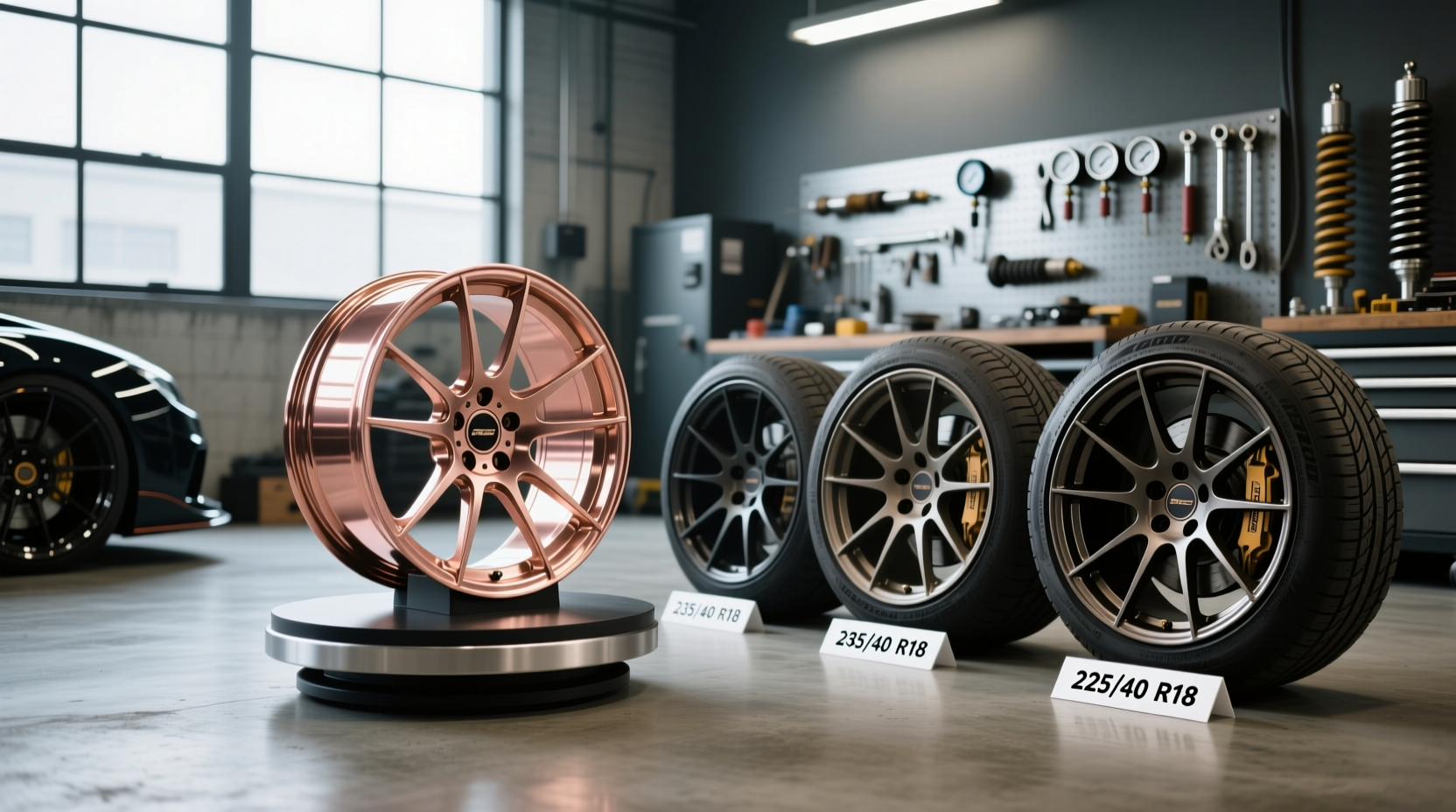 How to Choose Rose Gold Rims 18 Inch, What Size Tires Do You Need?