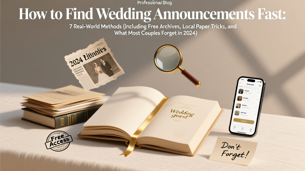 Wedding Announcements: 7 Fast Methods (2026)