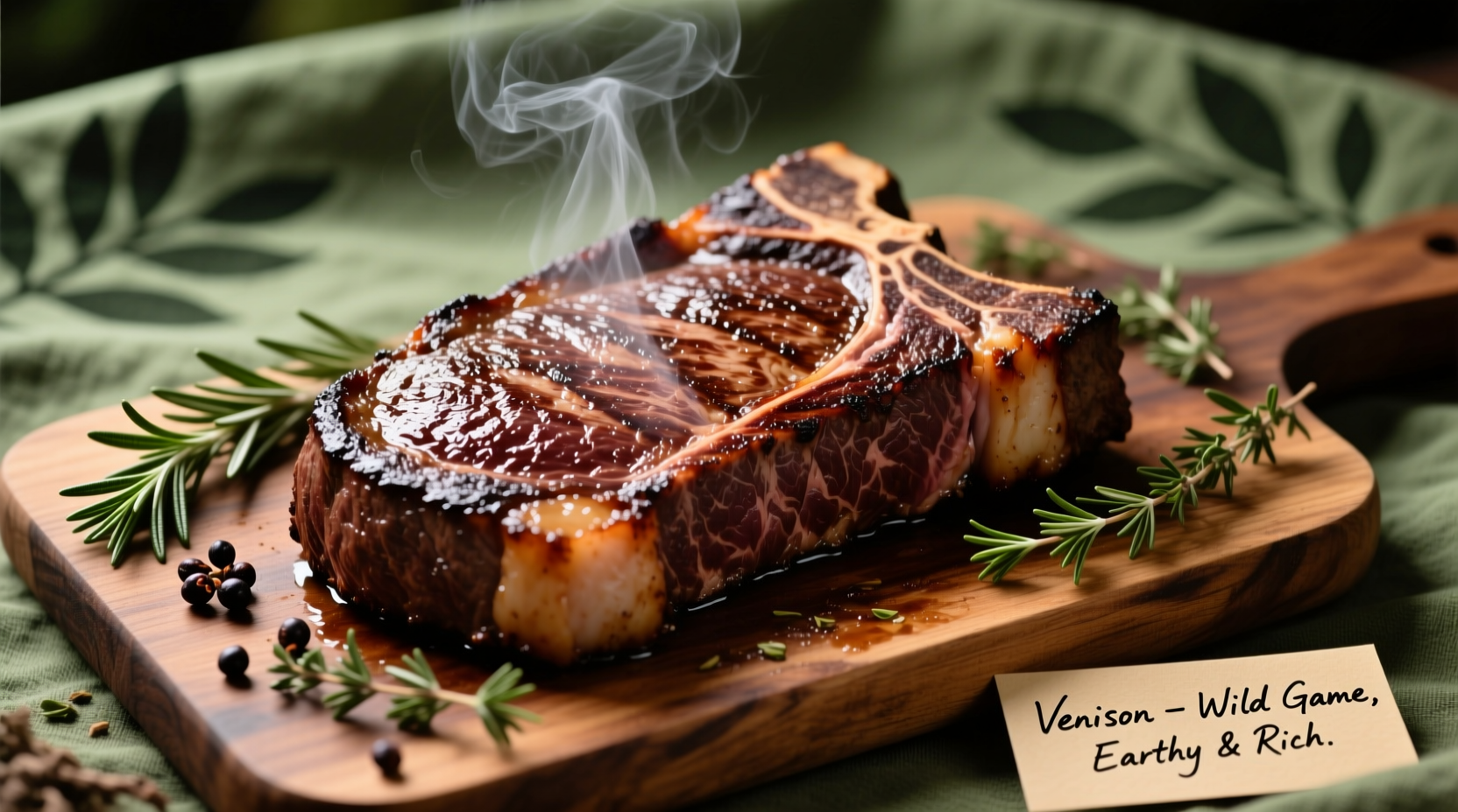 what does venison taste like