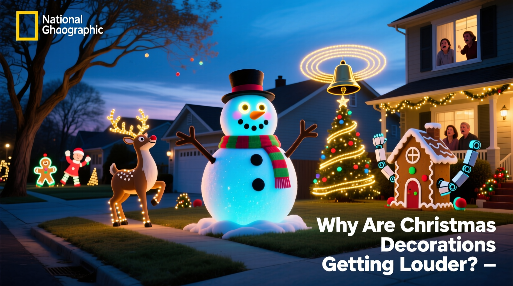 why are animated christmas decorations getting louder each year