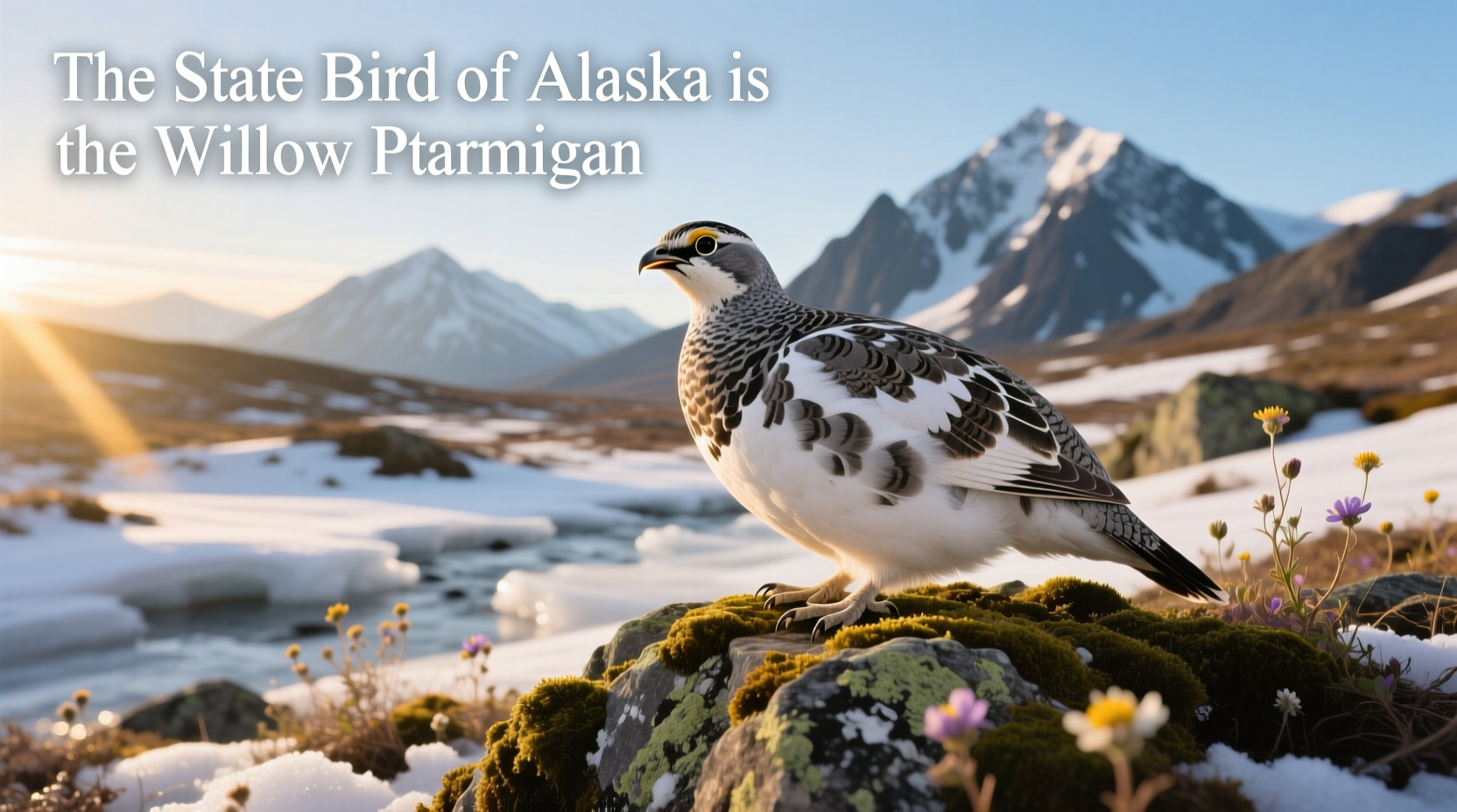 what is the state bird for alaska