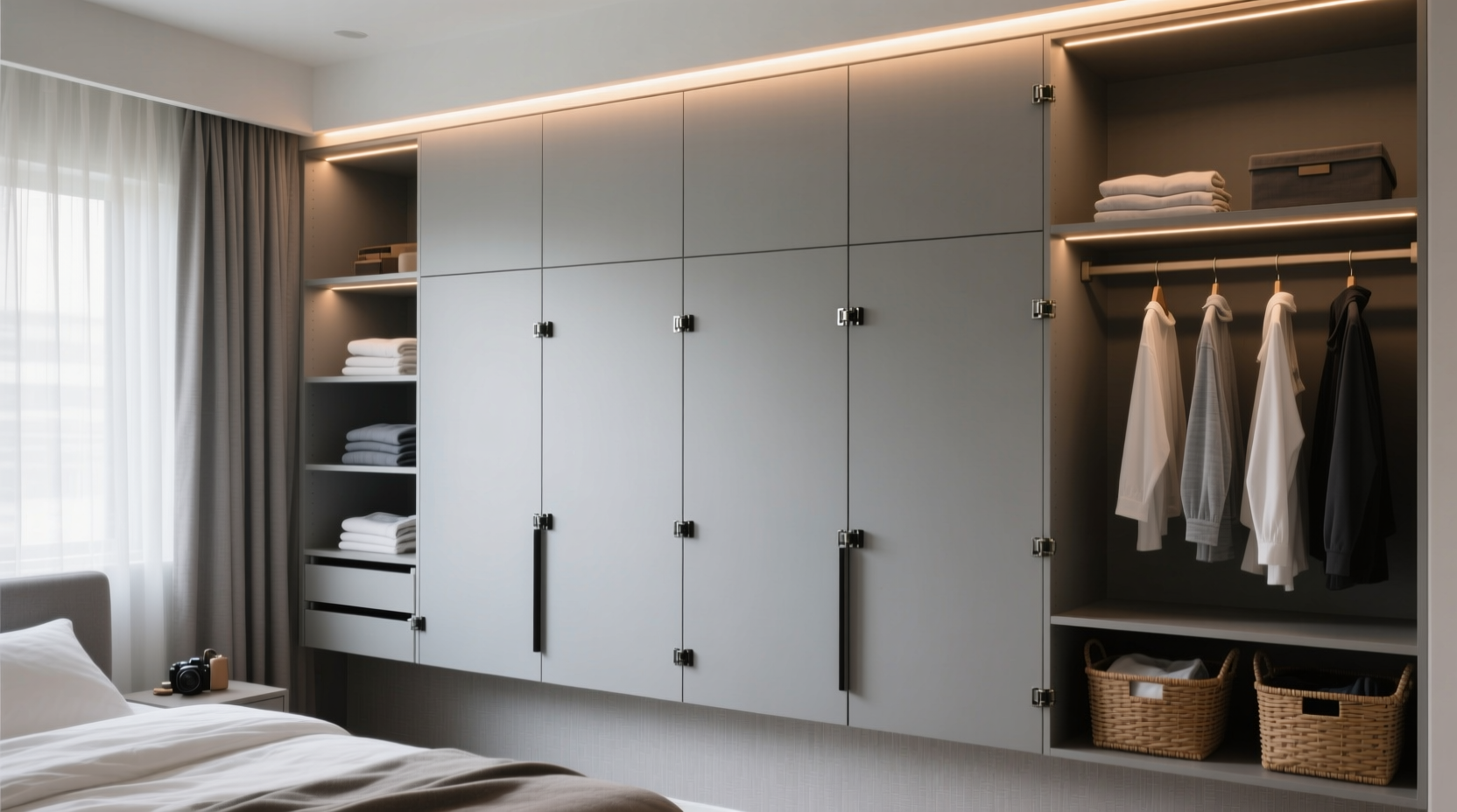 closet organization tips hide clutter behind doors