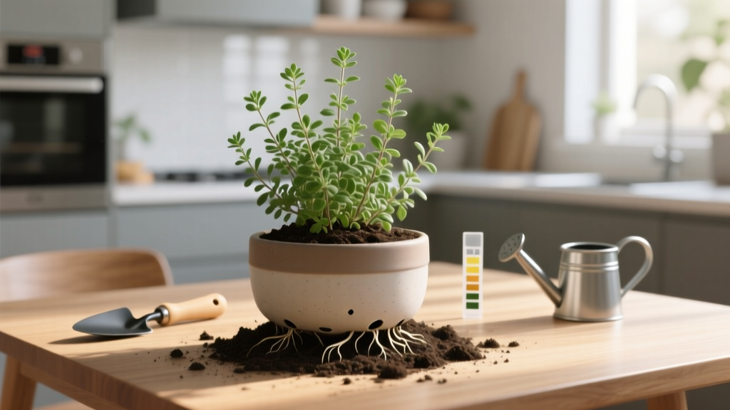 Indoor Thyme Soil Mix: Fix Root Rot & Thrive