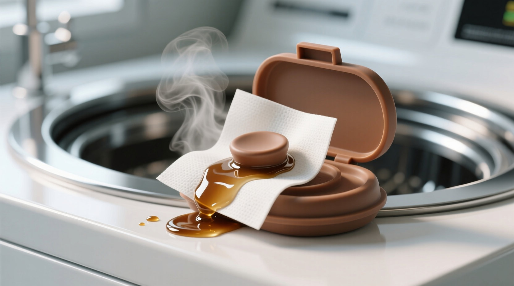 how to clean silicone lids without greasy film