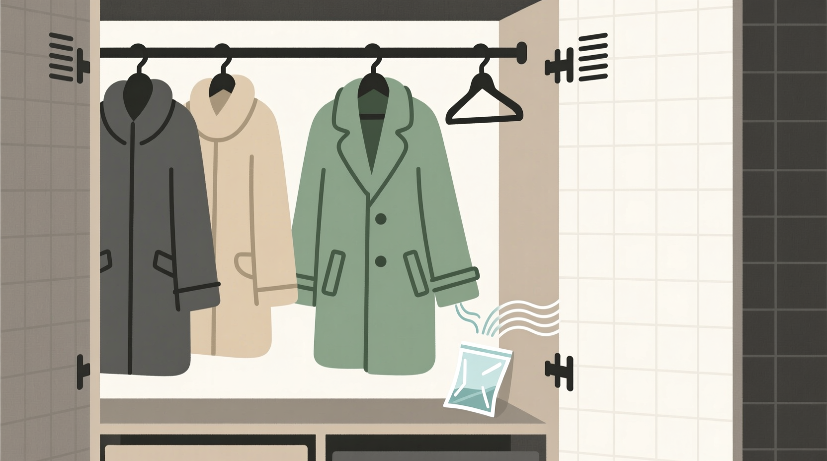 closet organization tips dehumidifier bags for wool coats