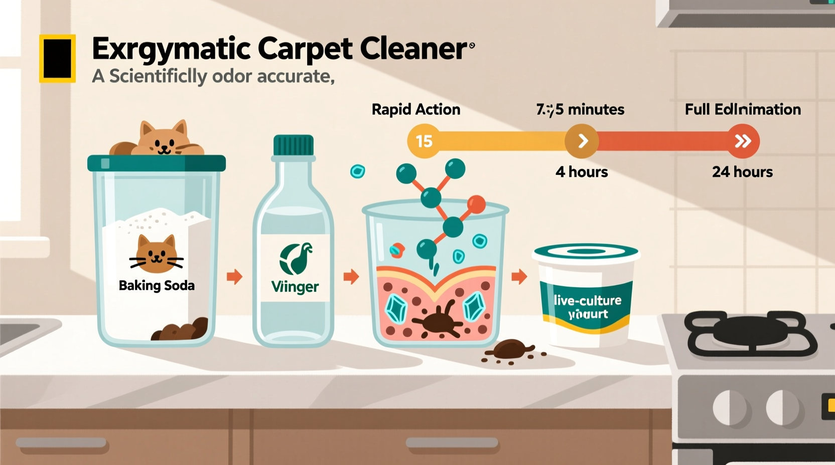 eco friendly cleaning tips remove cat urine odor naturally