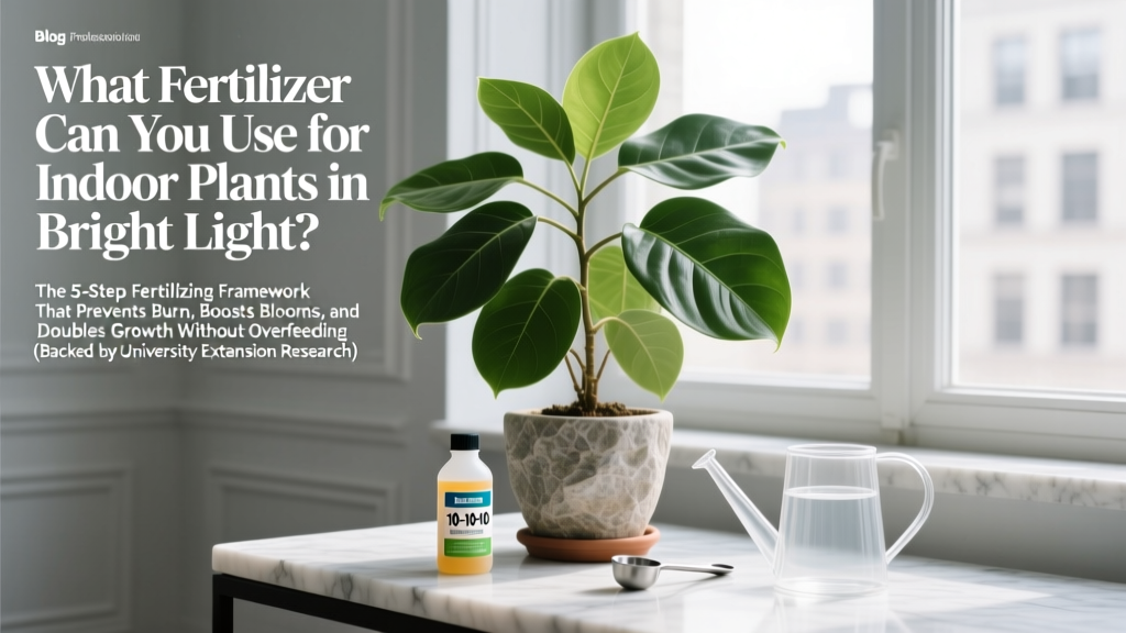 Indoor Plant Fertilizer for Bright Light (2026)