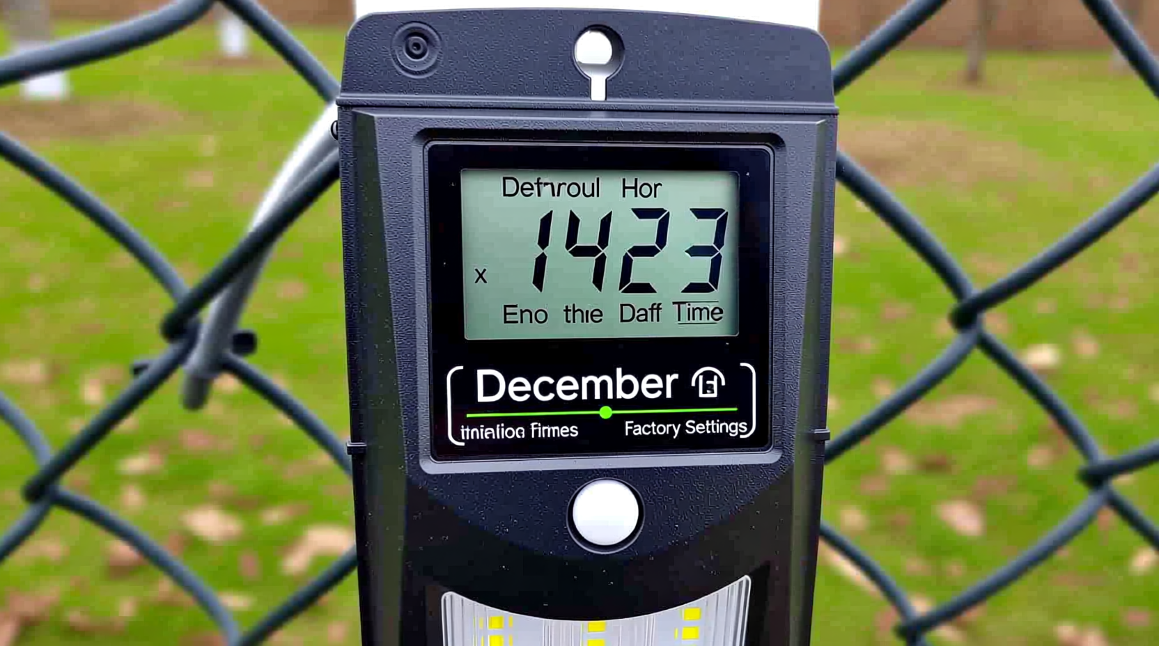 why does my outdoor light timer reset to factory settings every december 1st