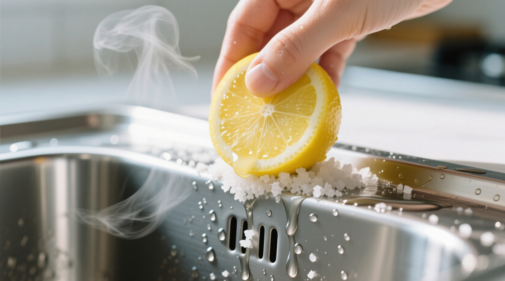 eco friendly stainless steel sink cleaning