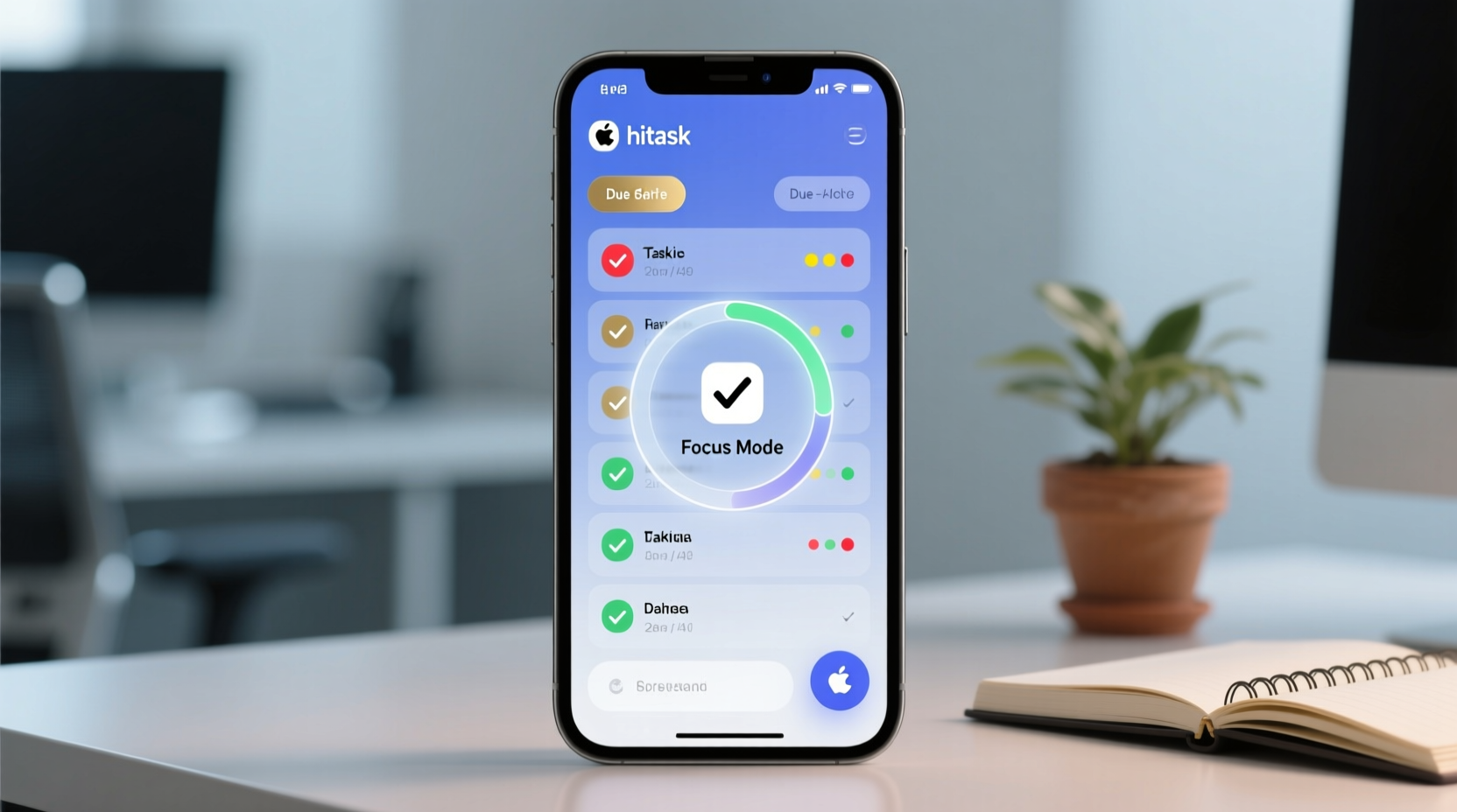manage your tasks with hitask