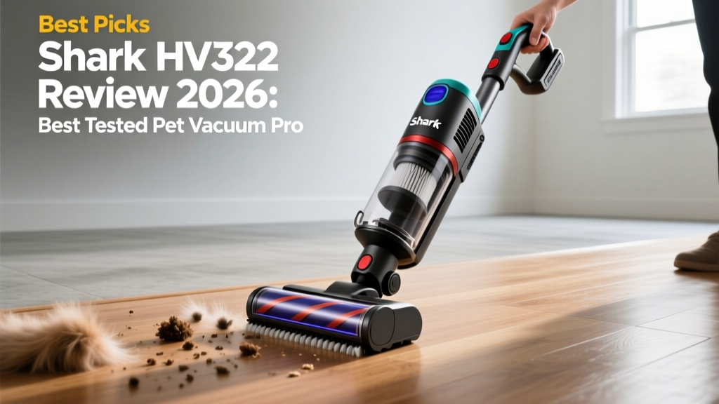 Shark HV322 Review 2026: Best Tested Pet Vacuum Pro