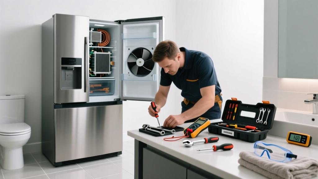 Refrigerator Running Constantly in Bathroom Fix