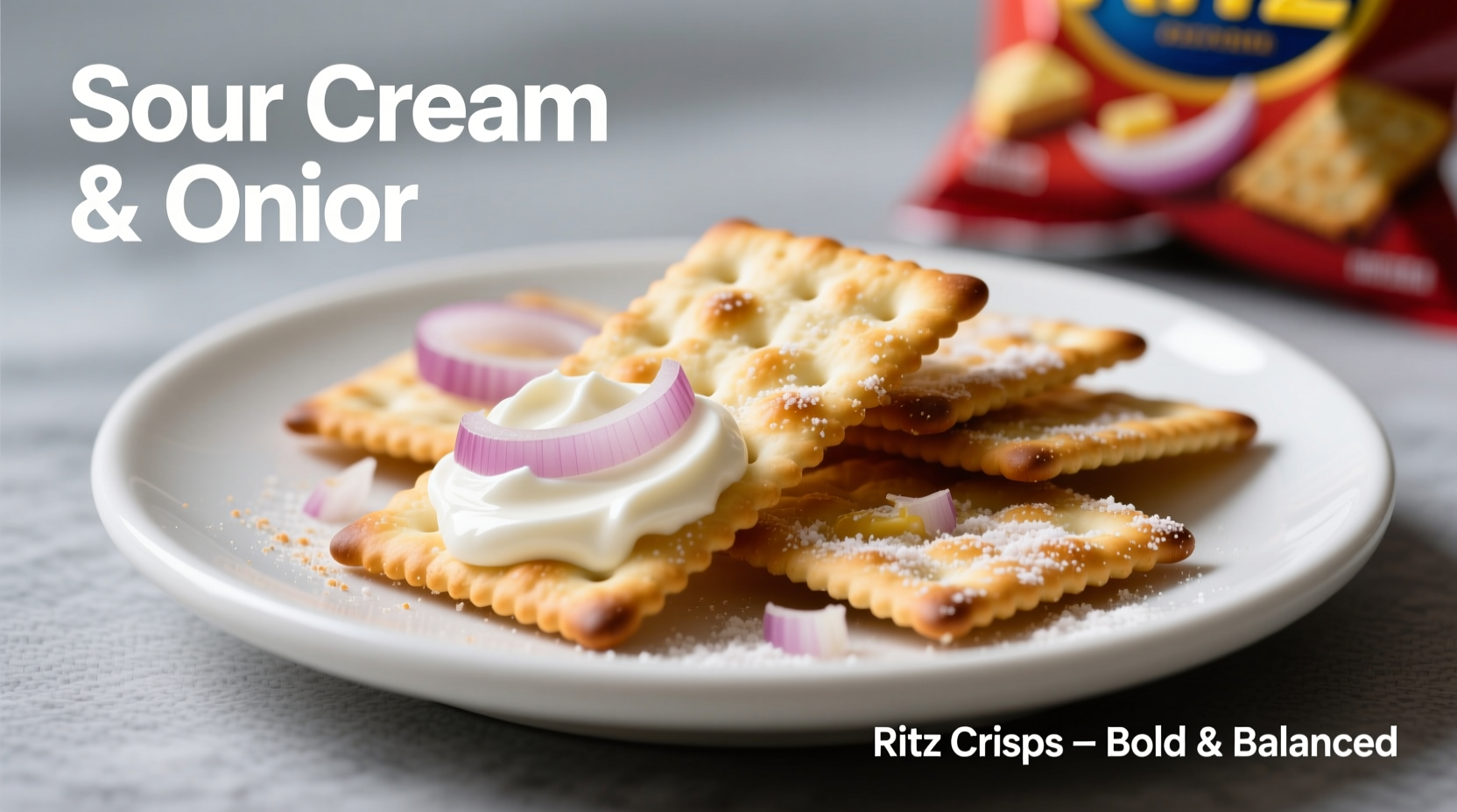 sour cream and onion ritz crackers flavor overview