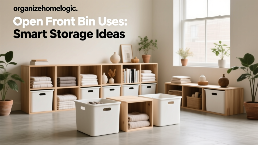 Open Front Bin Uses: Smart Storage Ideas