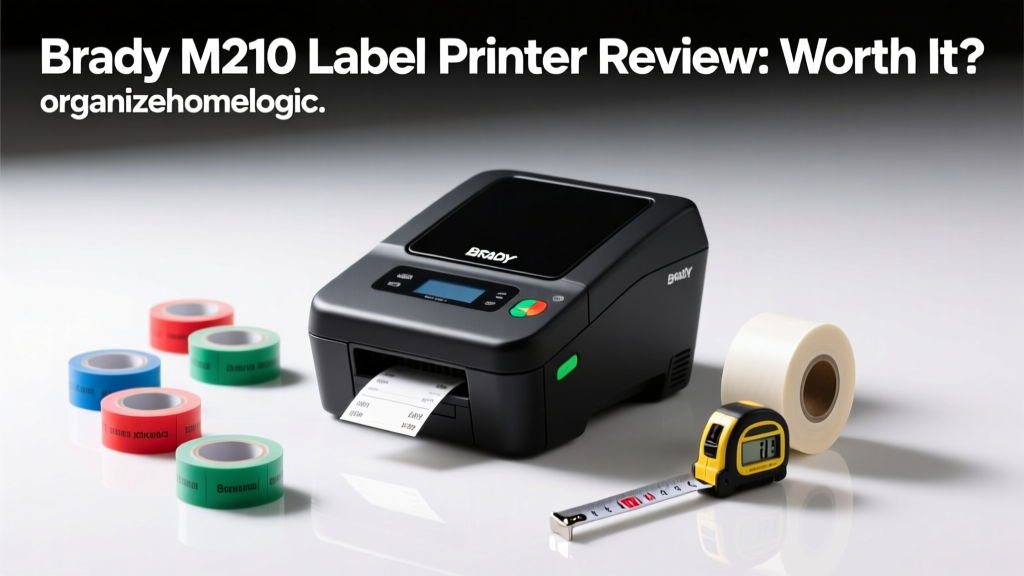 Brady M210 Label Printer Review: Worth It?