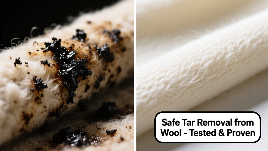 How to Remove Tar from Wool Safely and Effectively