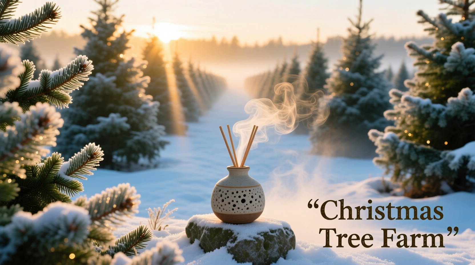how to make a scent diffuser blend that smells like a christmas tree farm