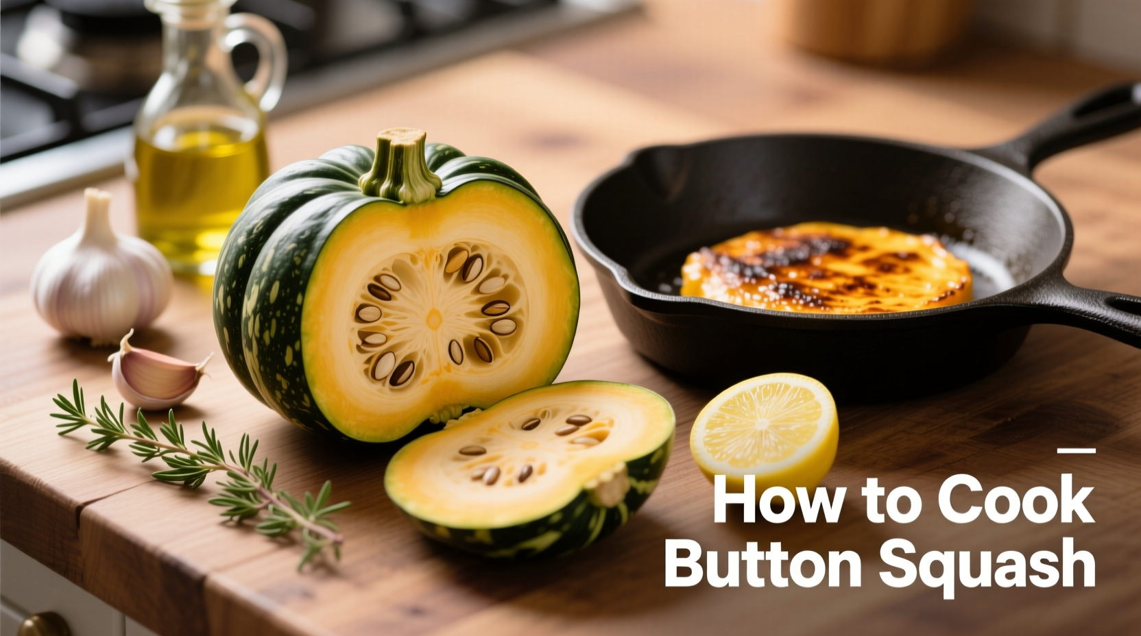 button squash how to cook