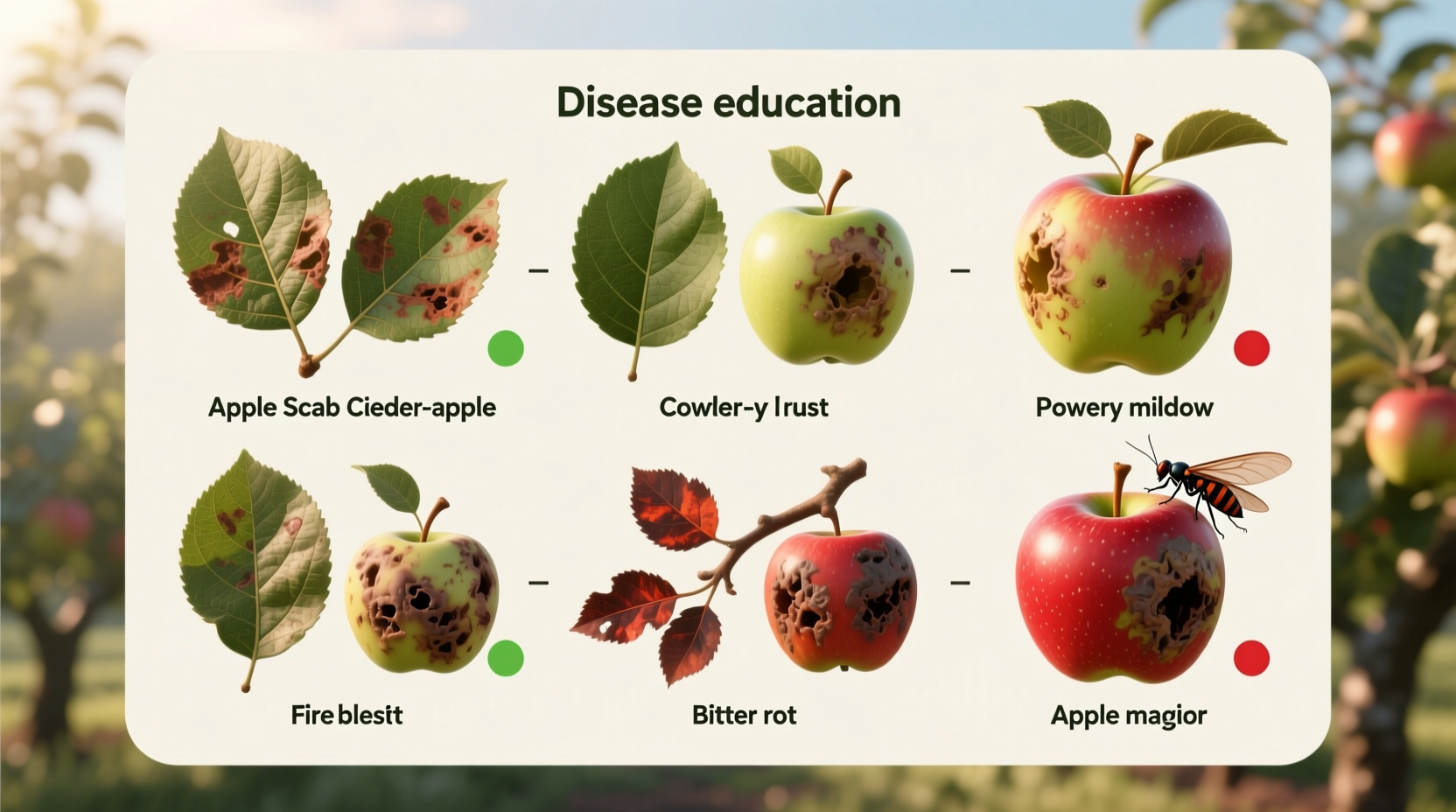 the 6 most common apple diseases and how to prevent them