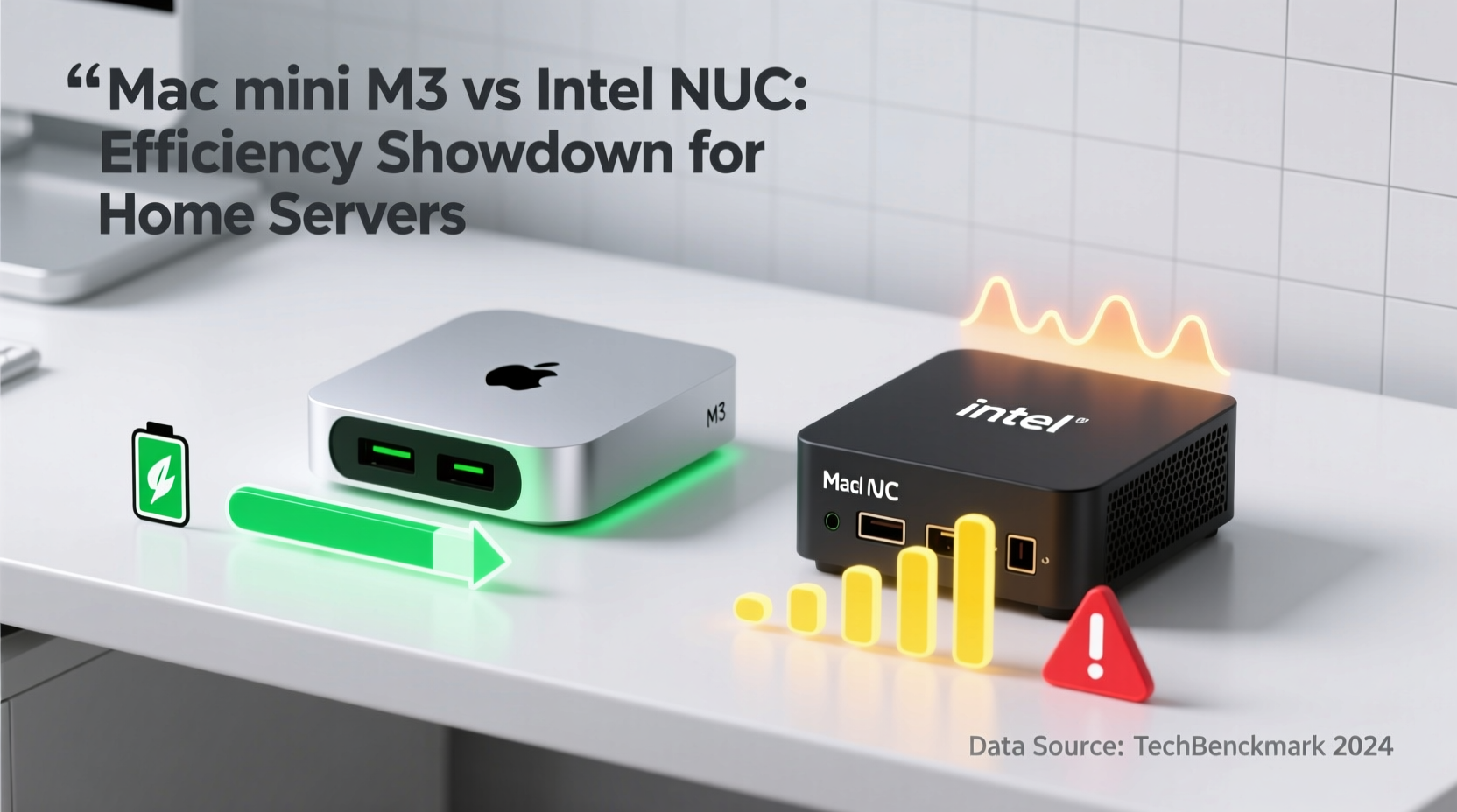 mac mini m3 vs intel nuc for home server use which offers better efficiency