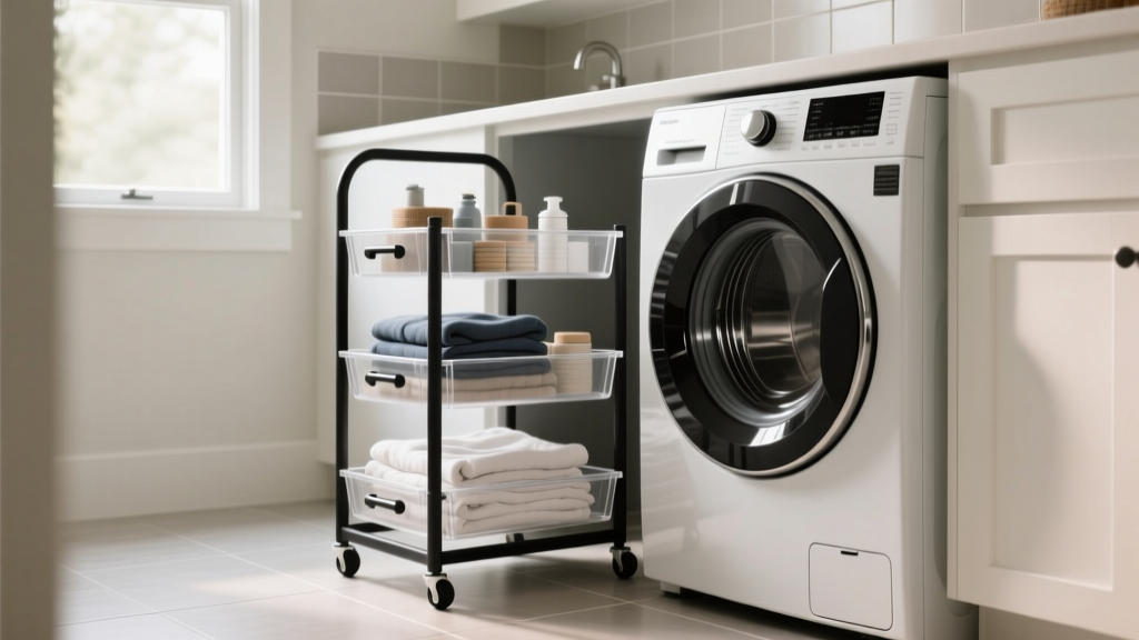 Rolling Storage for Washer & Dryer Gaps: Smart Solutions